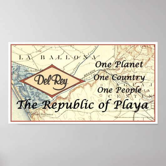 Poster La République de Playa - La Ballona (Devant)