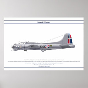 Poster La République Dominicaine 1 de B-17G