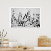 Poster La réserve sioux de Pine Ridge, Dakota du Sud, (Cuisine)