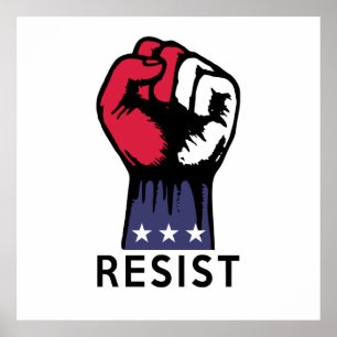 Poster La résistance contre la corruption politique