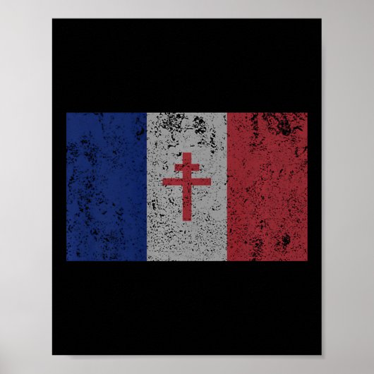 Poster La Résistance Le Drapeau Français France Paris 2èm (Devant)