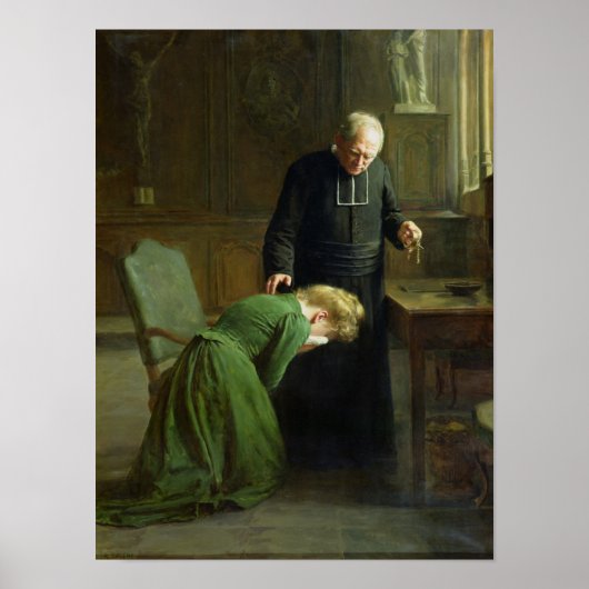 Poster La restitution, 1901 (Devant)