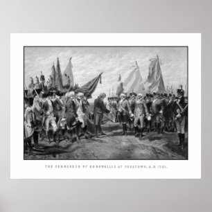 Poster La Restitution De Cornwallis À Yorktown