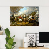 Poster La restitution du général Burgoyne (Bureau à domicile)