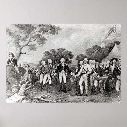 Poster La restitution du général Burgoyne Saratoga (Devant)