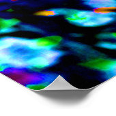 Poster La résurgence du ciel dans l'univers bleu (Coin)