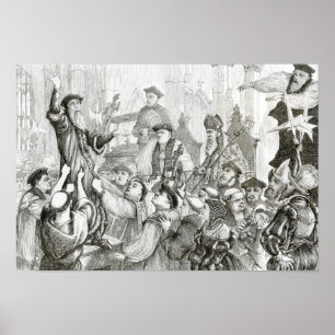 Poster La résurrection de l'archevêque Cranmer