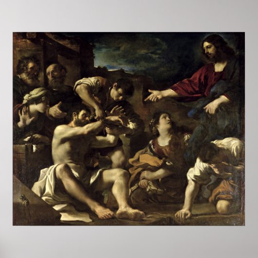 Poster La Résurrection de Lazare, c.1619 (Devant)