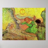Poster La Résurrection de Lazare par Vincent van Gogh (Devant)
