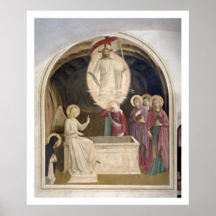Poster La Résurrection du Christ et des Pieuses Femmes à