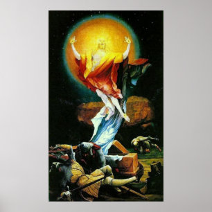 Poster La Résurrection du Christ par Grunewald