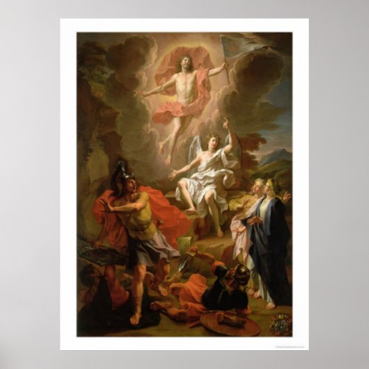 Poster La Résurrection du Christ par Noel Coypel (1700) (Devant)