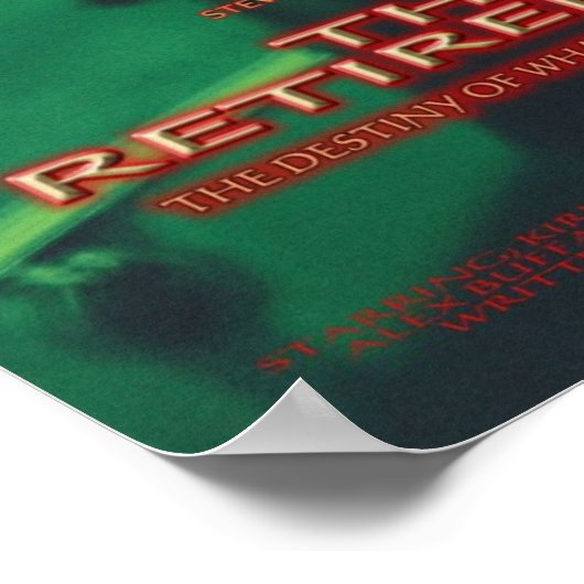 POSTER LA RETRAITE (Coin)