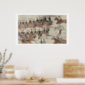 Poster La retraite du major Marcus Reno devant le coun in (Cuisine)