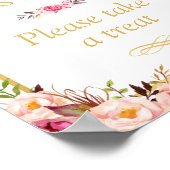 Poster La retraite est douce Prendre une menace signe (Coin)