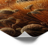 Poster La Réunion de la famille Baboon : un champ d'harmo (Coin)