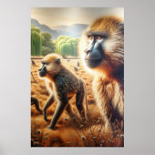 Poster La Réunion de la famille Baboon : un champ d'harmo (Devant)