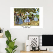 Poster La Réunion familiale de Frédéric Bazille (Bureau à domicile)