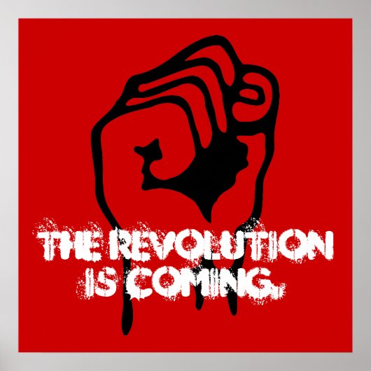 Poster La révolution arrive. (Devant)