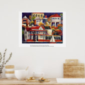 Poster "La Rive Gauche" East Fremantle, Australie Occiden (Cuisine)