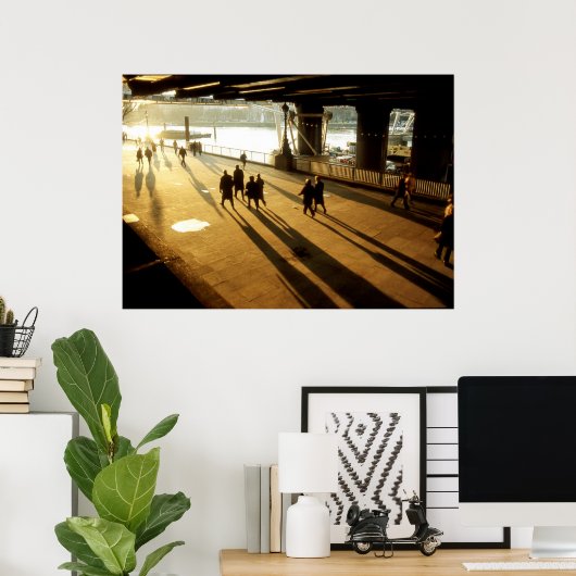 Poster la rive sud de londres (Bureau à domicile)