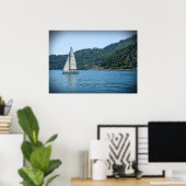 Poster La Riviera italienne - Portofino (Bureau à domicile)