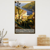 Poster La Riviera Italienne. Portofino (Cuisine)