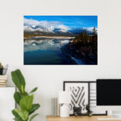Poster La rivière Athabasca dans le parc national de Jasp (Bureau à domicile)