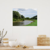 Poster La rivière Canisteo à Addison, New York (Cuisine)