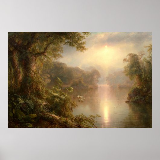 Poster La rivière de lumière, Frederic Edwin Church (Devant)