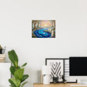 Poster La Rivière du Souvenir (Bureau à domicile)