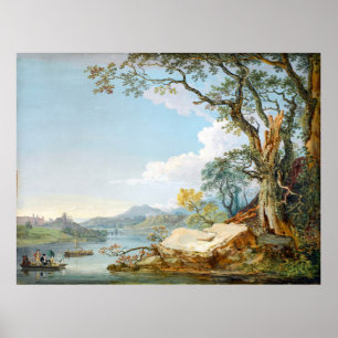 Poster La rivière Severn à Shrewsbury, Shropshire