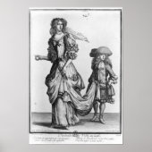 Poster La robe de ville d'été, 1678 (Devant)