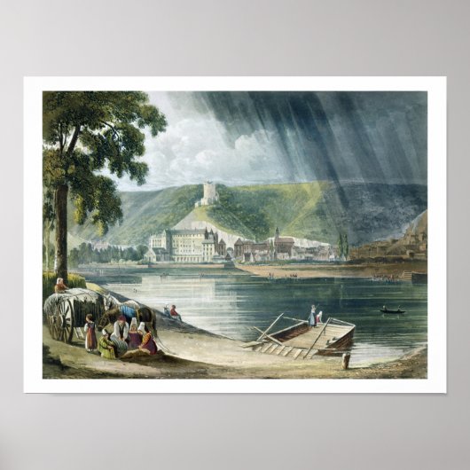 Poster La Roche, de 'Vues sur la Seine', gravée par T (Devant)