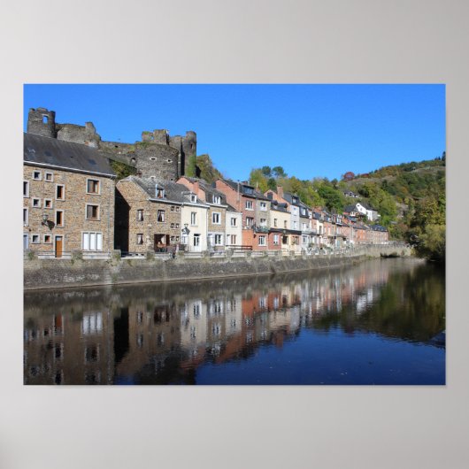 Poster La Roche en Ardenne View, Belgique (Devant)