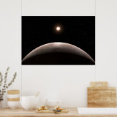 Poster La Rocky Exoplanet Lhs 475 B Et Son Étoile Hôte. (Cuisine)