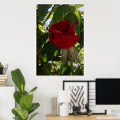 Poster La Rose rouge (Bureau à domicile)