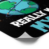 Poster La rotation de la Terre fait ma science quotidienn (Coin)