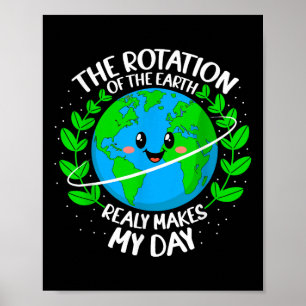 Poster La Rotation De La Terre Fait Vraiment Mon Jour