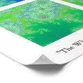 Poster La roue à la fin du temps spatial (Coin)