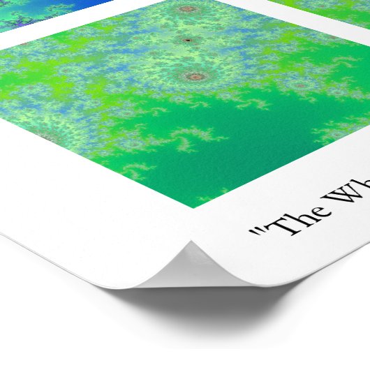 Poster La roue à la fin du temps spatial (Coin)