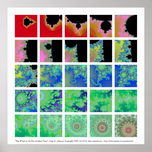 Poster La roue à la fin du temps spatial (Devant)
