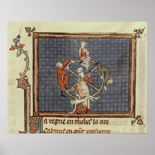 Poster La Roue de la Fortune, d'Ovide Moralize (Devant)