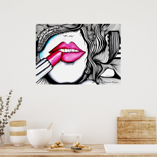 Poster La Rouge (Cuisine)