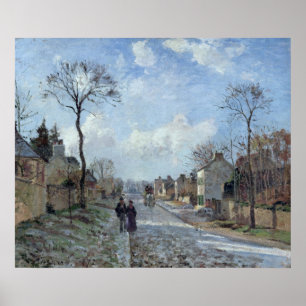 Poster La route à Louveciennes, 1872