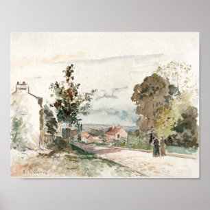 Poster La Route de Versailles Camille Pissarro