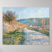Poster La route de Vétheuil | Claude Monet (Devant)