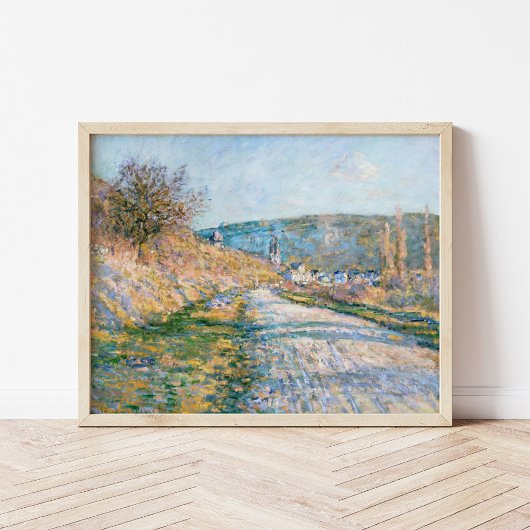 Poster La route de Vétheuil | Claude Monet