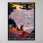 Poster La route des Alpes (Devant)