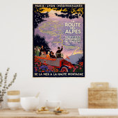 Poster La route des Alpes (Cuisine)
